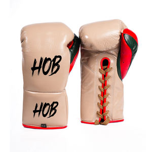 Gants de boxe professionnels en cuir véritable pour MMA, Muay Thai, sparring, gants de boxe Twins, gants de kick-boxing avec logo - Product Image 2