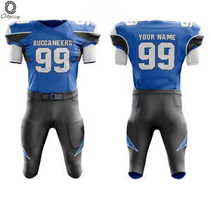 Uniforme de football américain personnalisé pour hommes, maillot et pantalon sublimés blancs et rouges, ajustés, respirants, pour toutes les saisons, vêtements de sport pour adultes - Product Image 6