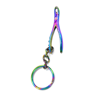 MARI INSTRUMENTS OEM ODM Proveedores de Llaveros Promocionales Dentales de Acero Inoxidable Color Titanio para Clínicas Dentales - Product Image 1
