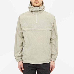 Customized <b>Men</b> Pullover Windbreaker <b>Jackets</b> 100% Nylon Breathable Hooded And Windproof For <b>Summer</b> Plus Size - Product Image 1