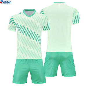 Conjunto de Uniforme de Fútbol de Alta Calidad, Blanco y Morado con Estampado Geométrico, Cuello en V, Manga Corta, Absorbe la Humedad, Unisex para Adultos, para Toda Temporada - Product Image 2