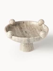 Bol en travertin de haute qualité, taille personnalisée, pierre naturelle, bol décoratif pour comptoir de cuisine et présentation sur table à manger - Product Image 1