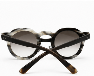 Luxury Natural Handmade Eco-Friendly Lightweight <b>Round</b> Buffalo Horn <b>Sunglasses</b> Eyewear Frame for Men and Women - Product Image 3