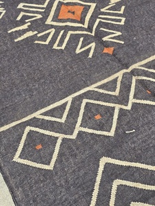 Handwoven Area Kilim <b>Rug</b> Bohemian Rustic Jute Outdoor Indoor <b>Rugs</b> Navajo Pattern VIntage Hallway Wool <b>Rugs</b> Decorative <b>Boho</b> <b>Rug</b> - Product Image 5