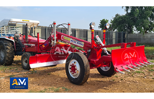 Accessoire de niveleuse avec lame de nivellement, système hydraulique, bêche avant pour tracteur Mahindra 6050 NOVO - Product Image 6