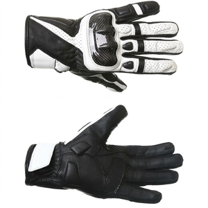 Leather Motorcycle Long <b>Gloves</b> <b>Touchscreen</b> Compatible Hook Loop Closure Lightweight Unisex Winter Outdoor Non Slip Riding - Product Image 1