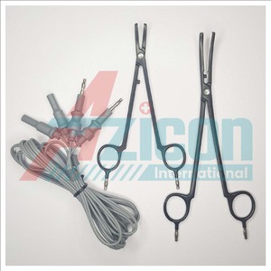 Pinzas Bipolares Premium Antiadherentes para Sellado de Arterias con Cable Reutilizable de Acero Inoxidable Autoclavable - Product Image 1