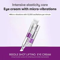 Crème Contour des Yeux Liftante VT REEDLE SHOT 15ml – Cosmétique Coréenne Anti-rides Hydratante pour Peaux Sèches, Grasses et Sensibles