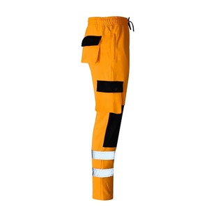 Hi-Vis Anti-Static Safety Pants Waterproof Fluorescent Multi-Pocket Safety Pants - Product Image 3