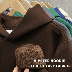 Sweat-shirts d'hiver sur mesure 100% coton avec impression numérique, coupe ample - Product Image 6