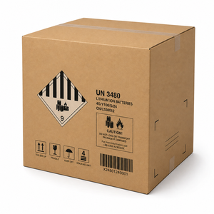 Embalaje Corrugado de Alta Resistencia para Envío de Baterías de Litio - Product Image 1