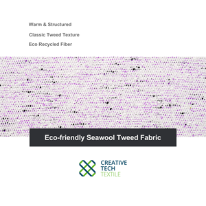 RCO-2B2377 Lana de mar reciclada PET/Poliéster/AC/R/NY/LUX=22/42/17/10/7/2 Y/D, Chenilla de lujo de moda hecha con mezcla de lana de mar reciclada sostenible - Product Image 5