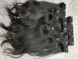 Hot Item <b>Clip</b>-<b>in</b> Natural Straight 100% Vietnamese Virgin Natural <b>Color</b> <b>Hair</b> Raw Straight <b>Hair</b> <b>Extensions</b> UPS DHL FEDEX - Product Image 2