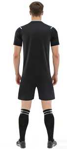 Vente directe d'usine, ensemble d'uniformes de football pour hommes, impression par transfert thermique, respirant, jersey et shorts 100% polyester, service OEM pour adultes - Product Image 2