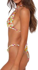 Conjuntos de bikini de playa premium sin aros, totalmente estampados, de alta calidad, precios razonables, entrega rápida. - Product Image 6