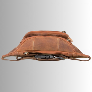 Sacs messagers vintage en cuir véritable unisexe pour femme, grande capacité, imperméables, durables, fermeture éclair, vente en gros pour femmes - Product Image 6