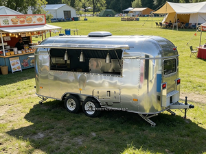 ACB Commercial Fast Food Trailer Truck Cart Full Kitchen Mobile Van For Snack Foods for Sale USA Europe Australia - Product Image 2