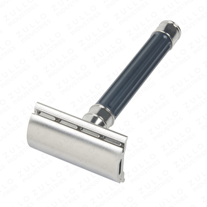 Rasoir de sécurité manuel en acier inoxydable de qualité supérieure, rasoir à double tranchant pour la barbe et le visage des hommes - Product Image 4