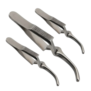 ชุดเครื่องมือผ่าตัดหลอดเลือดสแตนเลส DeBakey Curved Bulldog Clamps Ariston International Atraumatic Artery Clamp - Product Image 2