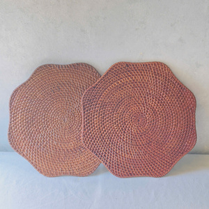 Assiette de Présentation Faite à la Main de Haute Qualité en Bambou Écologique, Design Bohème, Prix de Gros - Product Image 5