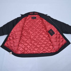 Chaqueta Bomber Estilo Pantera Negra para Hombre, Estilo Urbano, Cierre de un Botón, Diseño de Leopardo Estampado, Cuello Camisero, Resistente al Viento para Invierno - Product Image 5