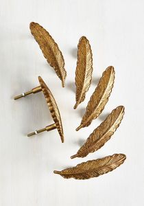 Poignées de porte d'armoire en laiton de luxe, finition dorée, poignées décoratives modernes pour tiroirs de garde-robe, ensemble de quincaillerie artisanale pour la maison - Product Image 5