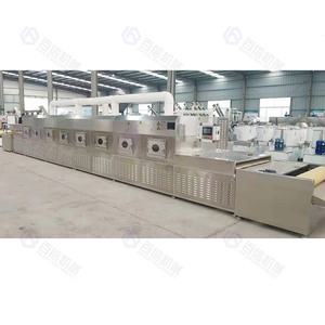 Baixin Factory Tea Leaf Herb Fruit Spice Chilli Microondas Secador Fly Larva Insectos Mealworm Microondas Transportador Máquina de secado - Product Image 4