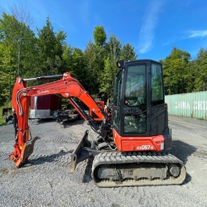 Excavatrice Kubota KX057-5 avec système hydraulique avancé, contrôle fluide et conception durable pour travaux de terrassement professionnels - Product Image 3