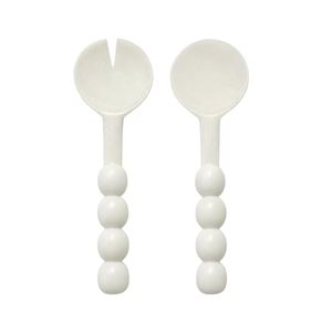Juego de Servidor de Ensalada de Resina Moderno, Cuchara y Tenedor Decorativos, Utensilios para Servir Hechos a Mano, Cubertería para Cocina, Uso en Fiestas, Ecológico, 30 ml - Product Image 3