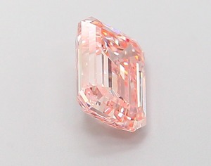 Diamant rose intense fantaisie taille émeraude de 1,66 carat, CVD, clarté VS1, polissage excellent, pierre cultivée en laboratoire, pour bijoux sur mesure - Product Image 4