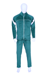 Top Selling 2026 Custom <b>Velour</b> <b>Tracksuit</b> Plus Size Casual Solid Premium Soft Touch Warm 2-Piece Full-Zip Jogging Set for Men - Product Image 2