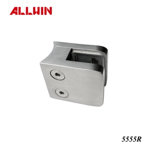 5555 Stainless Steel Balustrade Clamp Fitting 55mm Glass Holder Railing Clamps with INCH and Metric Measurement Systems - Product Image 3