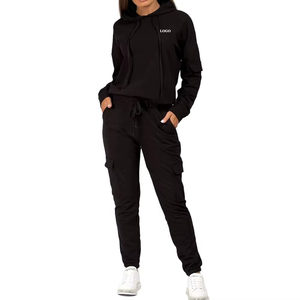 Factory Custom Heavyweight Jogger <b>Set</b> Clothing Sportswear Oversize Tracksuit for Women - Product Image 5