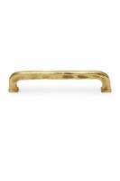 Poignée de porte en laiton massif, poignée de meuble traditionnelle en laiton avec extrémités décoratives pour accessoires de meubles de cuisine