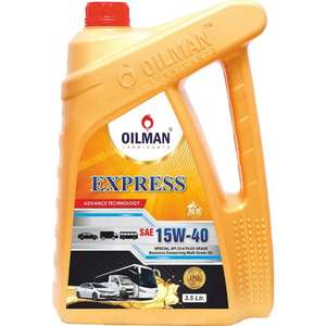 Lubrifiants OILMAN Multi Grade 15W40 CI4 Mélange synthétique Haute performance pour camions Formule de stabilité thermique avancée 3.5 - Product Image 3