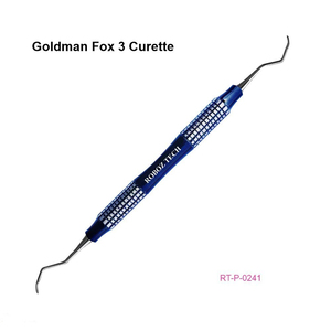 เครื่องขูดหินปูนแบบแมนนวลตามหลักสรีรศาสตร์ Goldman Fox 3 ผลิตจากสแตนเลส ได้รับการรับรองมาตรฐาน CE โดย Roboz Tech ประเทศปากีสถาน - Product Image 1