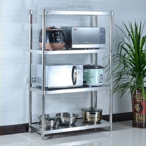 Modern Minimalist Stainless Steel Storage Rack Standing Organizer for Living Room Office Neatening - Product Image 6