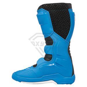 Motorcycle Racing Boots Custom Printed Waterproof Zip Closure Summer Durable Protective Riding Footwear OEM Supplier - Product Image 4