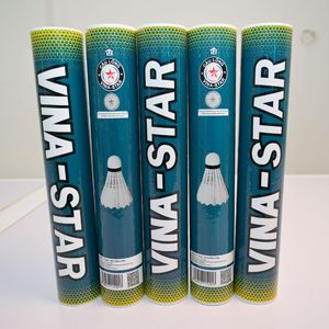 Wholesale Vina-Star VINA-A3 Professional Tournament <b>Shuttlecock</b> Goose Feather Wood 2 Layer PU Head Lightweight - Product Image 4