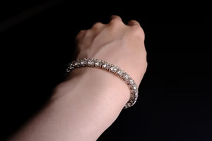 Pulsera de Moda Hip Hop Personalizada Unisex de 5mm con Diamante Cultivado en Laboratorio de Calidad VVS1 y Plata 925 Certificada para Compromiso - Product Image 5