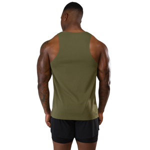 Camiseta sin mangas Aeroflex para hombre, ligera, transpirable, para gimnasio, entrenamiento, atlética, color Dark Recon - Product Image 3