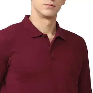 Polo Personalizado de Marca Superior, Tela Ligera de Mezcla de Poliéster y Spandex, Elástica y Transpirable, Polo de Golf Estampado para Hombre - Product Image 3
