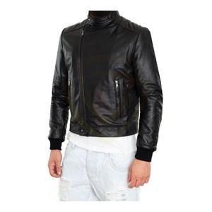 Chaqueta de Motociclista de Cuero Vacuno Genuino Premium para Hombre, Chaqueta de Invierno Negra, Chaquetas de Cuero para Hombre - Product Image 2
