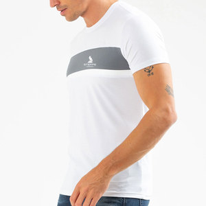 T-shirt Homme Coupe Classique Personnalisé en Gros, Logo Imprimé, 100% Coton Écologique 180g pour Vente en Ligne - Product Image 5