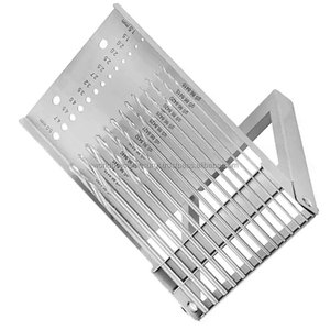 WPS Twist <b>Drill</b> Rack Holds 13 Five Inch Orthopedic Surgical <b>Drill</b> <b>Bits</b> Sterilization Holder <b>Stainless</b> <b>Steel</b> Orthopedic Set - Product Image 3