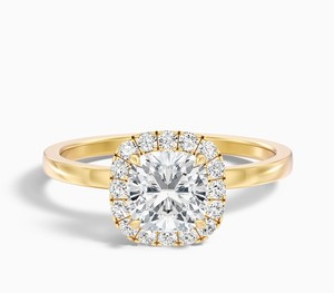 Cushion Cut Geometric Moissanite Claw Setting Luxury <b>925</b> Sterling <b>Silver</b> White Gold Plated Dainty Minimalist Engagement Wedding - Product Image 4