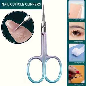 Salon Quality Cuticle <b>Scissors</b> – Precision <b>Nail</b> Cuticle Trimmer with Sharp Curved Blade And Custom Logo - Product Image 5