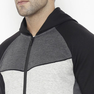 Chándal con Capucha para Hombre, Diseño Color Block, Cierre de Cremallera, Bolsillos Laterales, Estilo Casual, Transpirable, Corte Regular, para Otoño - Product Image 6