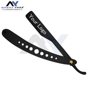 Custom Classic Stainless Steel Men's Straight Razor Smooth Barbero Shaver for Shaving Classic <b>Edge</b> Razor - Product Image 3