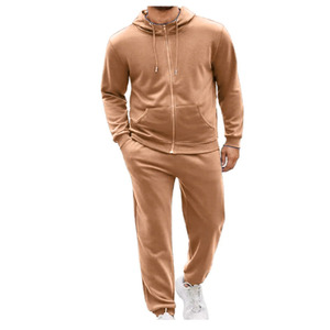 Conjunto Deportivo de Dos Piezas para Hombre, Chaqueta con Capucha y Pantalones con Cierre Completo, Personalizable con Logotipo, Calidad de Exportación, para Entrenamiento en Gimnasio - Product Image 5